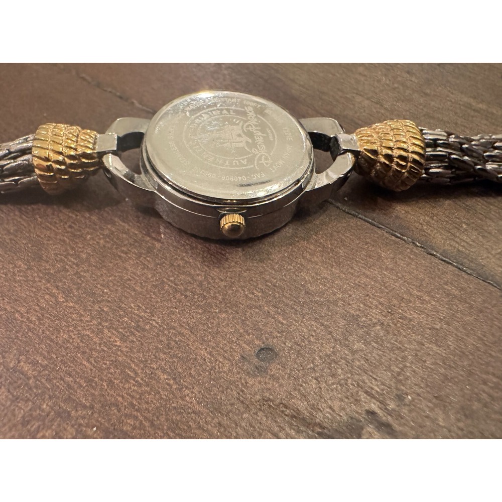 Disney Parks Minnie Mouse Two-Tone Bracelet Watch Original Authentic Disney Pink - Picture 14 of 16